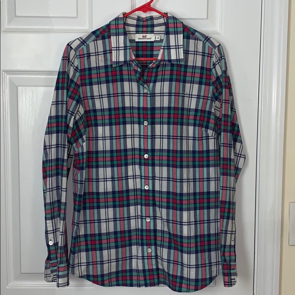 Vineyard Vines Plaid Button Down